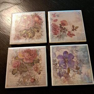 New - Handcrafted coaster set